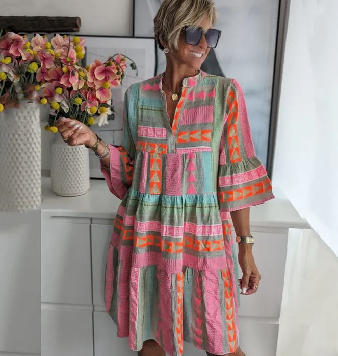 Vestido Lily Boho de Primavera
