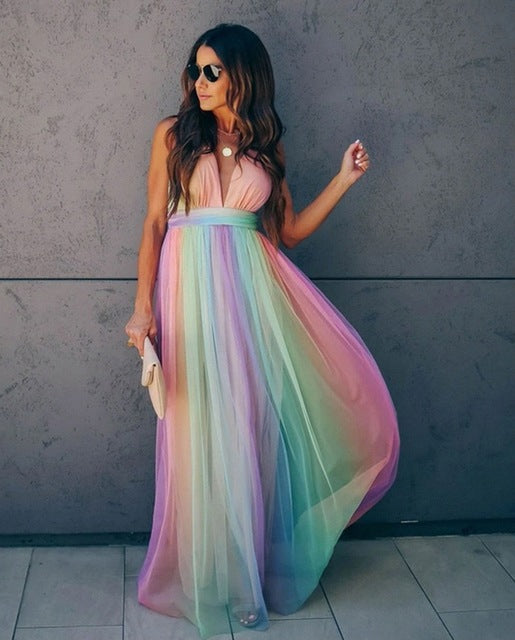 Vestido Fave Decote V Longo