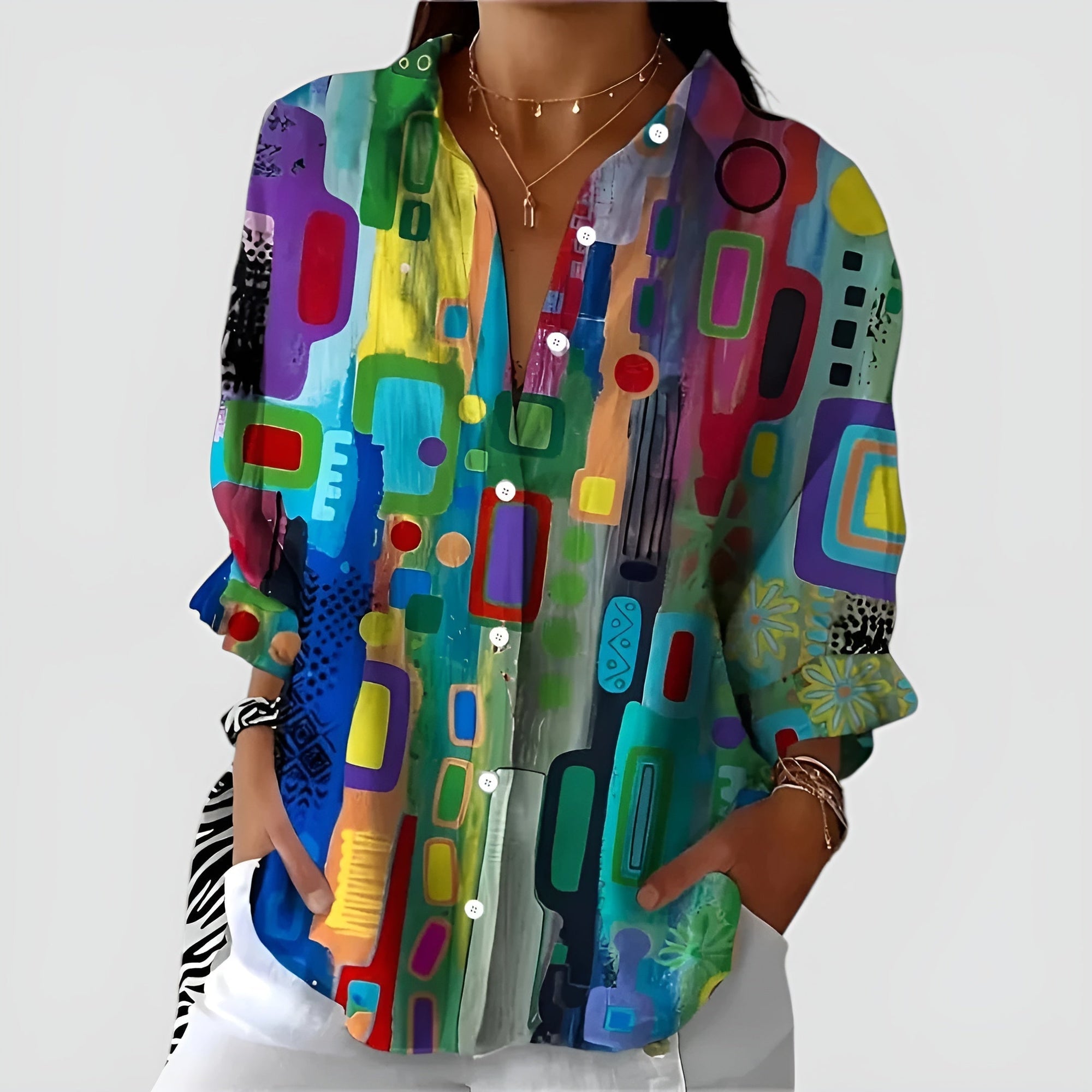 Lise | Blusa Elegante e Colorida